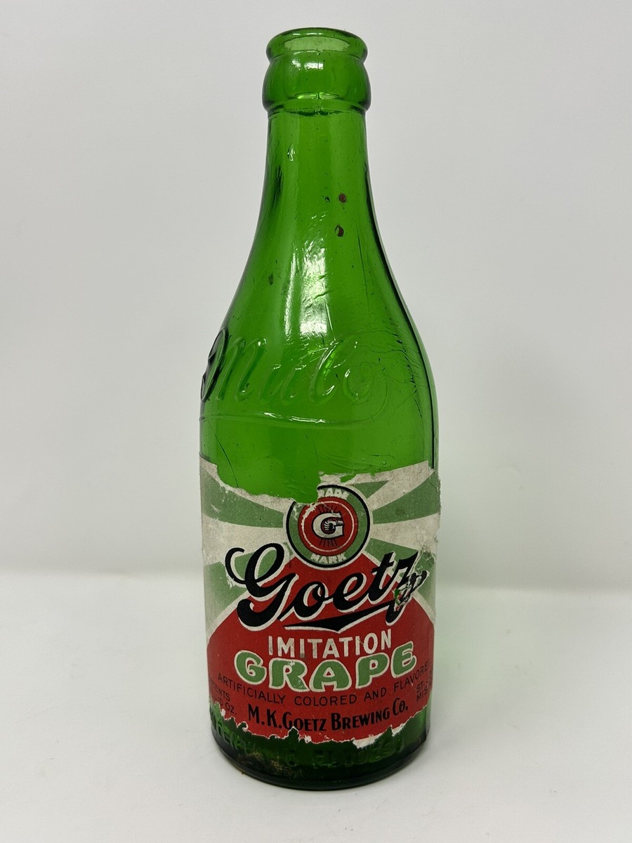 Goetz Brewing Co. MULO 1920s Imitation Grape Juice Green