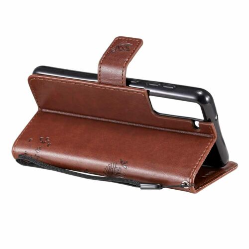 For Samsung S21 Plus S20 FE S10 S9 S8 S7 Magnetic Flip Wallet Leather Case Cover - Picture 21 of 49