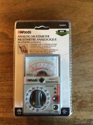 WOODS ANALOG MULTIMETER. NIB | eBay