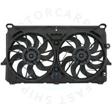 Radiator Condenser Cooling Fan For 2005-2007 Chevrolet Silverado 1500 2500 HD