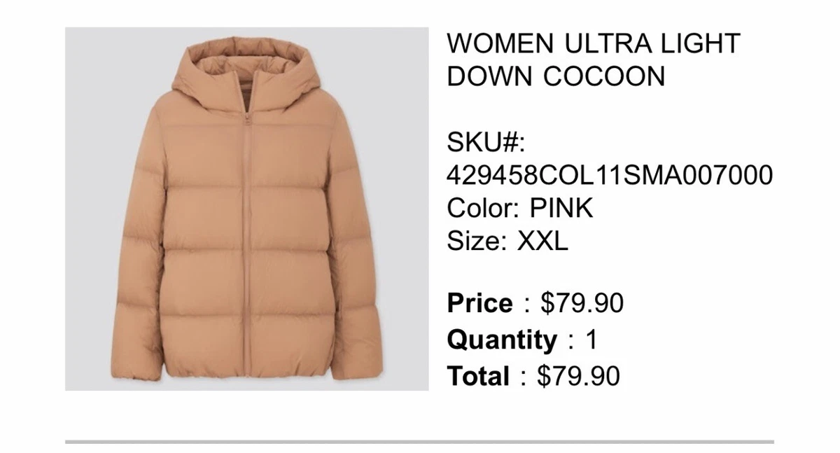 Ultra light cheap down cocoon