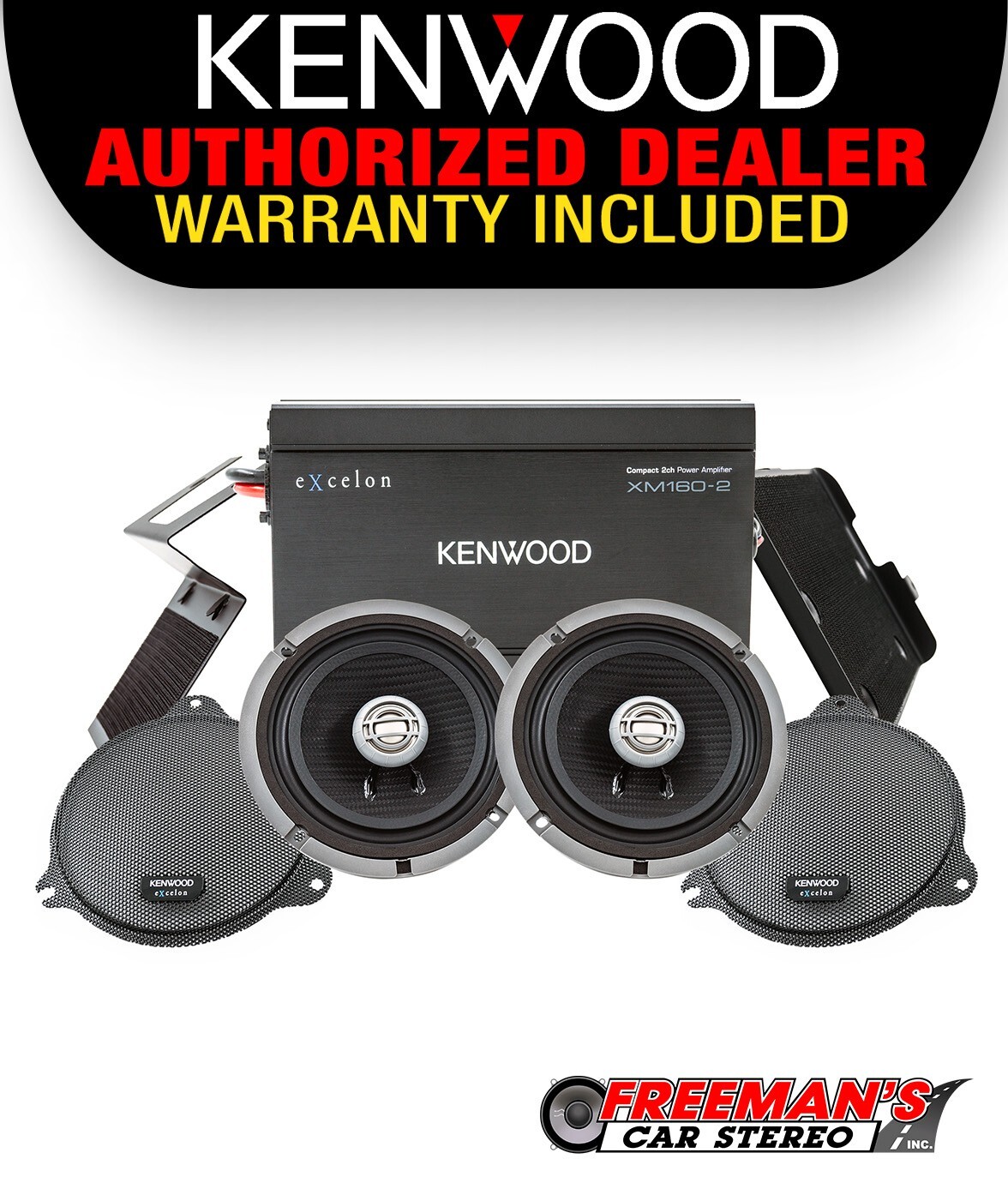 Kenwood P-HD1F Audio Kit for Select 2014-Up Harley-Davidson Motorcycles