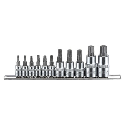 JTC-7002 11PCS TP STAR PLUS SOCKET BIT TP10~TP60