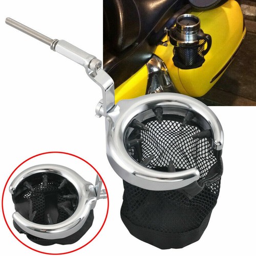 Chrome Rear Passenger Drink Cup Holder for Goldwing GL1800 20012015