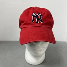 New York Yankees Baseball Cap Twins Enterprise Franchise Hat Red Fitted XL