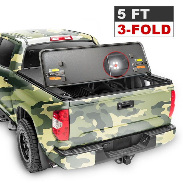 5ft Hard Solid 3-Fold Tonneau Cover For 2020 Jeep ...