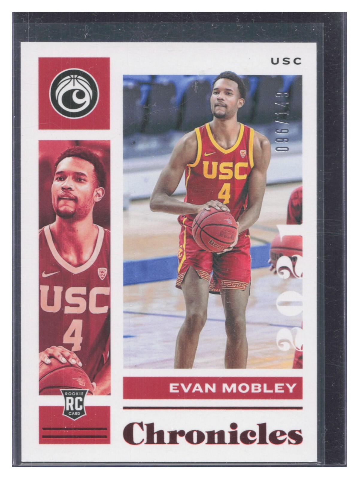 2021-22 Panini Chronicles Draft Picks EVAN MOBLEY /149 #2 Rookie RC USC NBA SP
