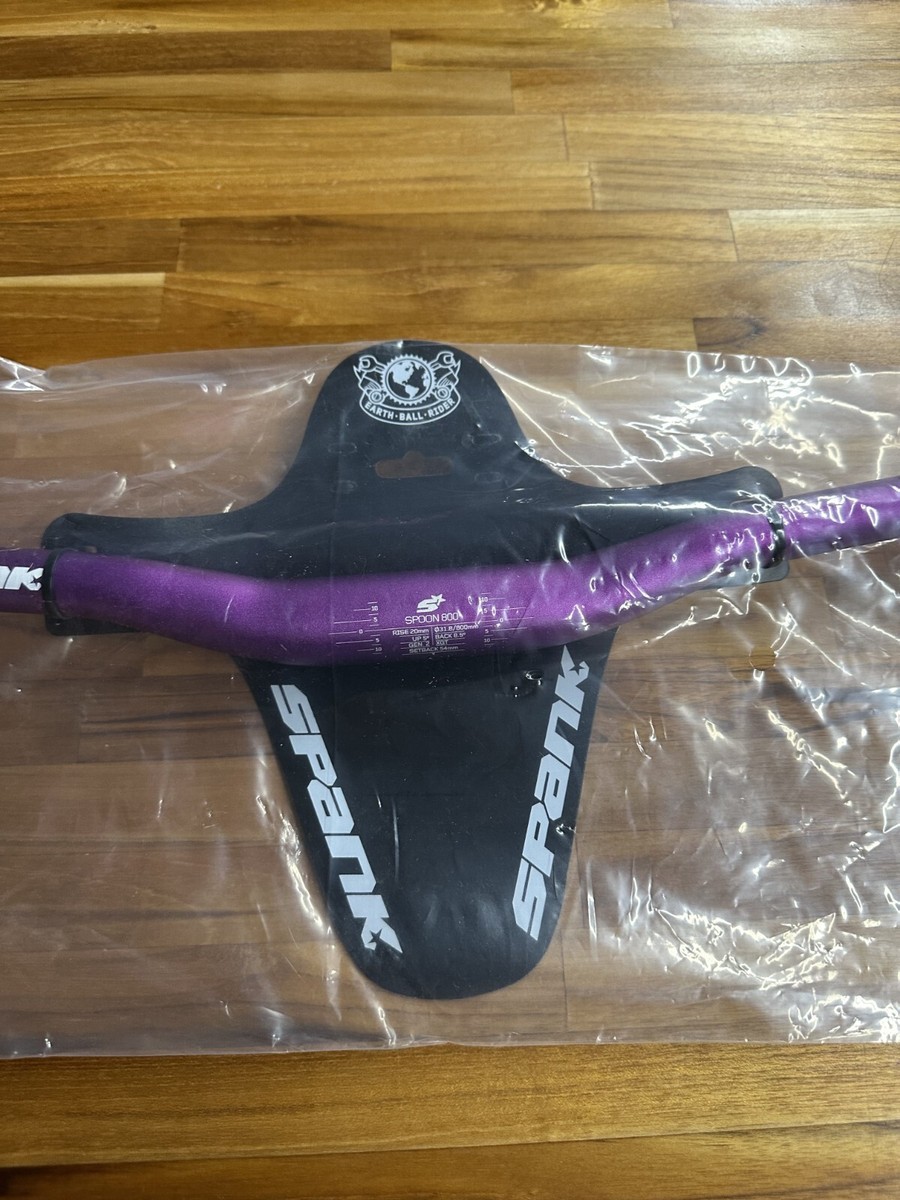 Spank Spoon 800 Handlebar 31.8mm 20mm Rise Purple | eBay