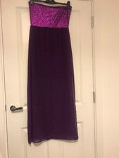 Therapy Purple Tube Dress With Sequence