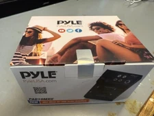 Pyle PAD10MXU 2 Channel Mini Mixer With USB Audio Interface DJ 18V Phantom Power