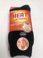 HEAT LOCKERS SOCKS WARMEST SHOE SZ. WOMENS 5-9 MENS 4-8 LOCKS IN THE HEAT NIP