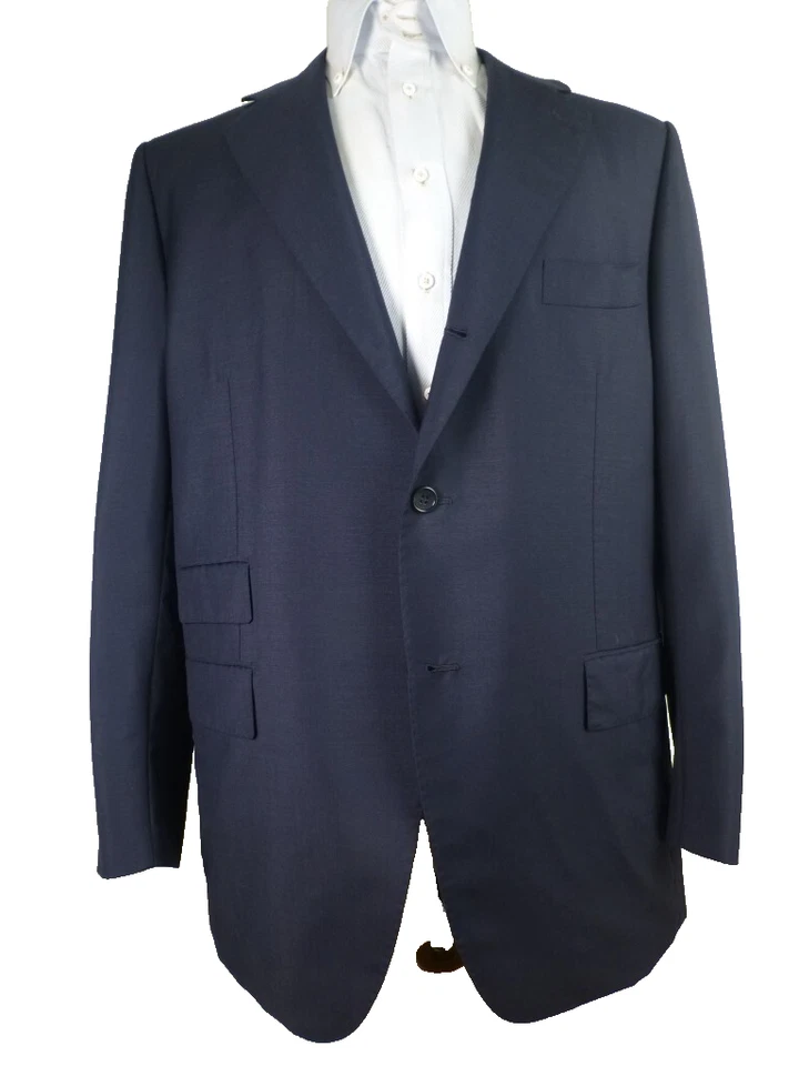 Blazer Luigi Borrelli 54R/44R Excelente Estado Traje Chaqueta Mohair Foto 2 de 4