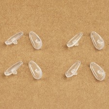 4 Pairs Clear Replacement Nose Pads Piece for Oakley Conductor 8 OO4107 Sunglass