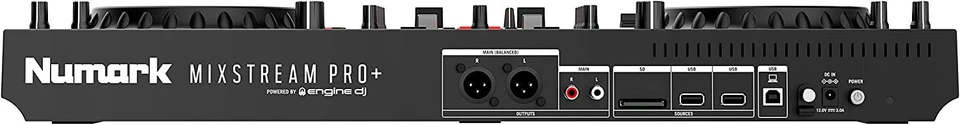 NUMARK MIXSTREAM PRO+ PLUS CONSOLE STANDALONE ALL-IN-ONE 2 DECK - Immagine 4 di 4