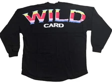 Wild Card NEW Spirit Jersey Long Sleeve Shirt Medium Casino Las Vegas Cards