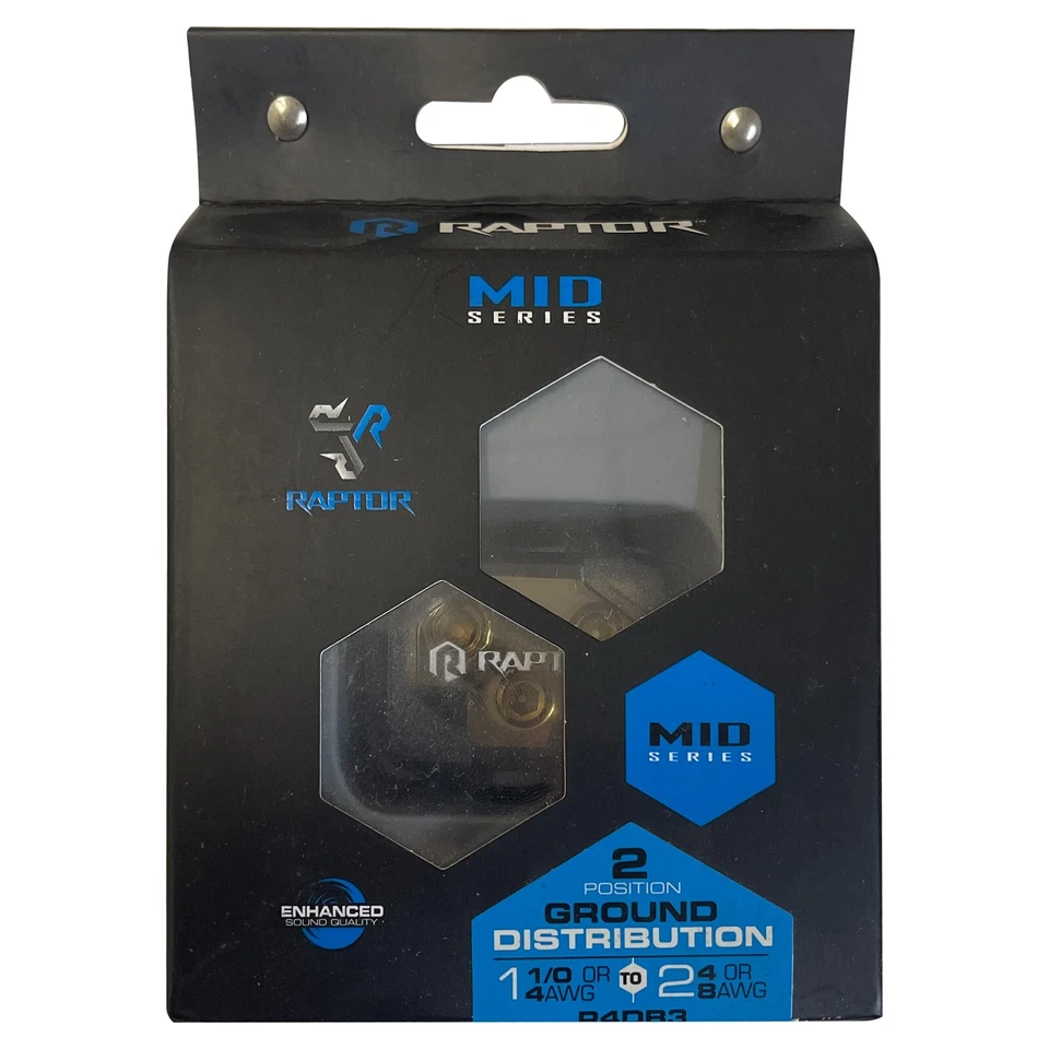 Metra R4DB3 Ground Distribution Block - (1) 1/0 or 4 AWG In x (2) 4 or 8 Out - Image 3 of 4