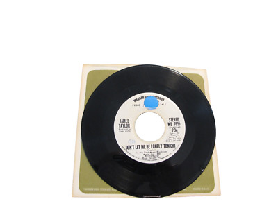 45 RECORD - JAMES TAYLOR - DON'T LET ME LONELY TONIGHT