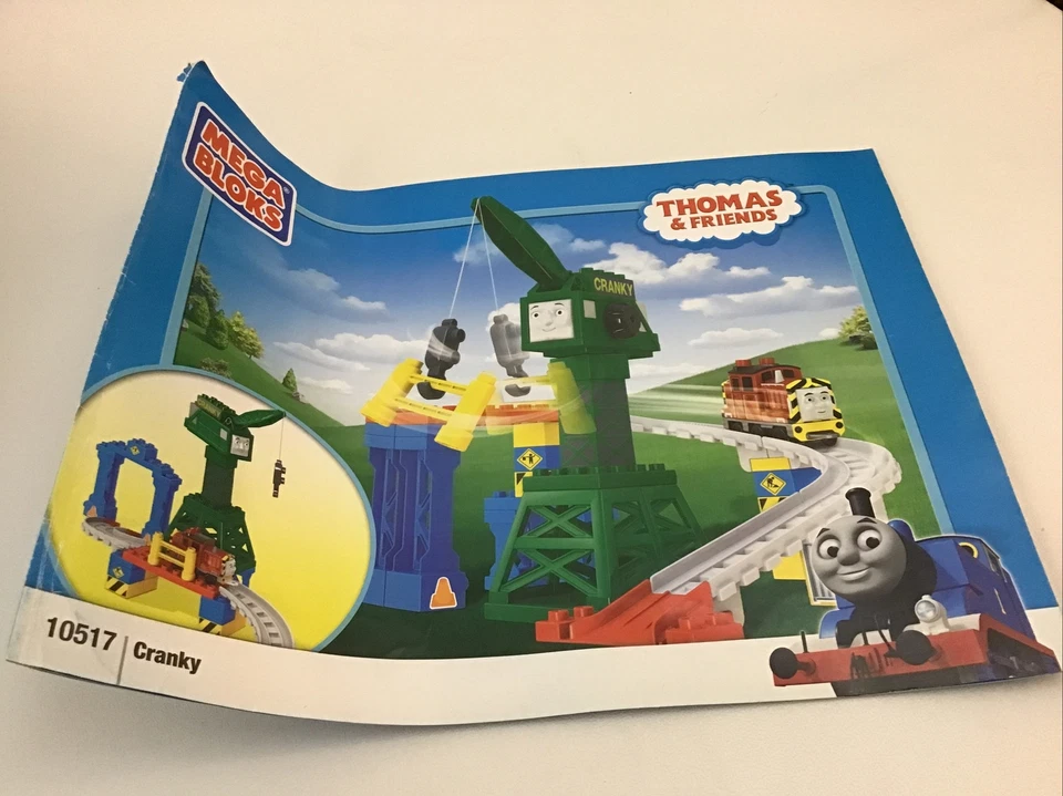 Mega Bloks 10517 Thomas & Friends Thomas Cranky the Crane With Instructions - Image 2 of 4