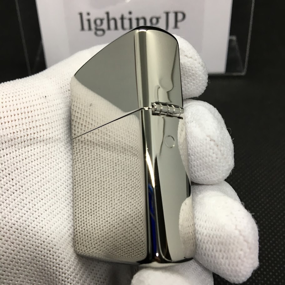Zippo Armor Platinum Plating Titanium Silver Side Logo Zippo Armor Platinum Plating Titanium Silver Side Logo