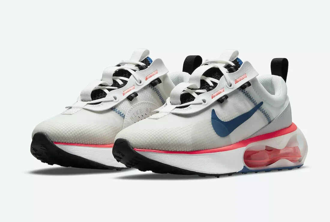 Nike Air Max 2021 SUMMIT WHITE/ COURT BLUE SZ 7Y DA3199-101