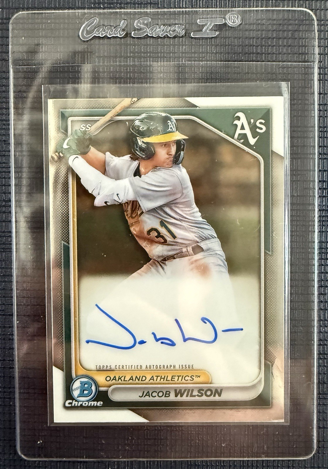 2024 Bowman - Chrome Prospect Autographs Jacob Wilson #CPA-JWI (AU, RC)