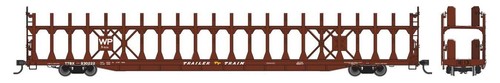 Coche plano Walthers 910-8046 HO WP RTR 89' con bastidor automático abierto binivel #930230 | Zustand: New