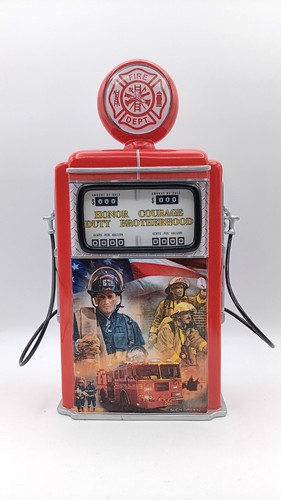 Model Courage Under Fire Gas Pump Limited Edition Red  12 " Tested