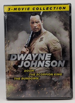Dwayne Johnson 3 Movies Doom The Scorpion King & The Rundown DVD NEW SEALED