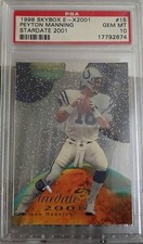 1998 Skybox E-X2001 Peyton Manning Star Date 2001 PSA 10 Gem Mint RC Rookie HOF 