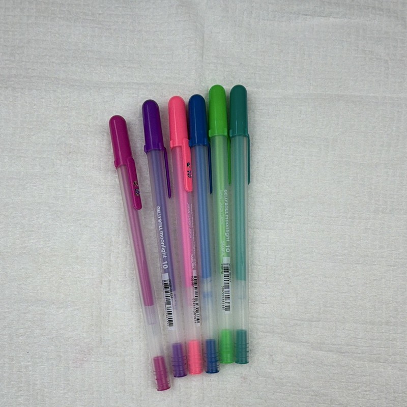 Sakura Gelly Roll Moonlight 10 Gel Pens Set 5 Assorted Colors XPGB10