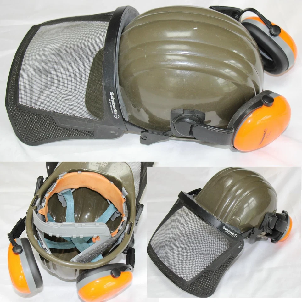 Forstschutzhelm Forsthelm Waldarbeiterhelm Set Gesichts- und Gehörschutz Peltor - Bild 2 von 3