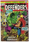Defenders #10 (1973) 🔥 HULK vs THOR 💥 CLASSIC BATTLE COVER 🔥 FN/VF NR