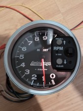 Autogage Autometer 10k Tachometer Recall Memory Monster 5 Tach Back Lit