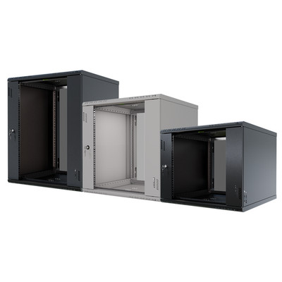 19'' Wandgehäuse RACK 4-15U Netzwerkschrank Tiefe 450-600mm