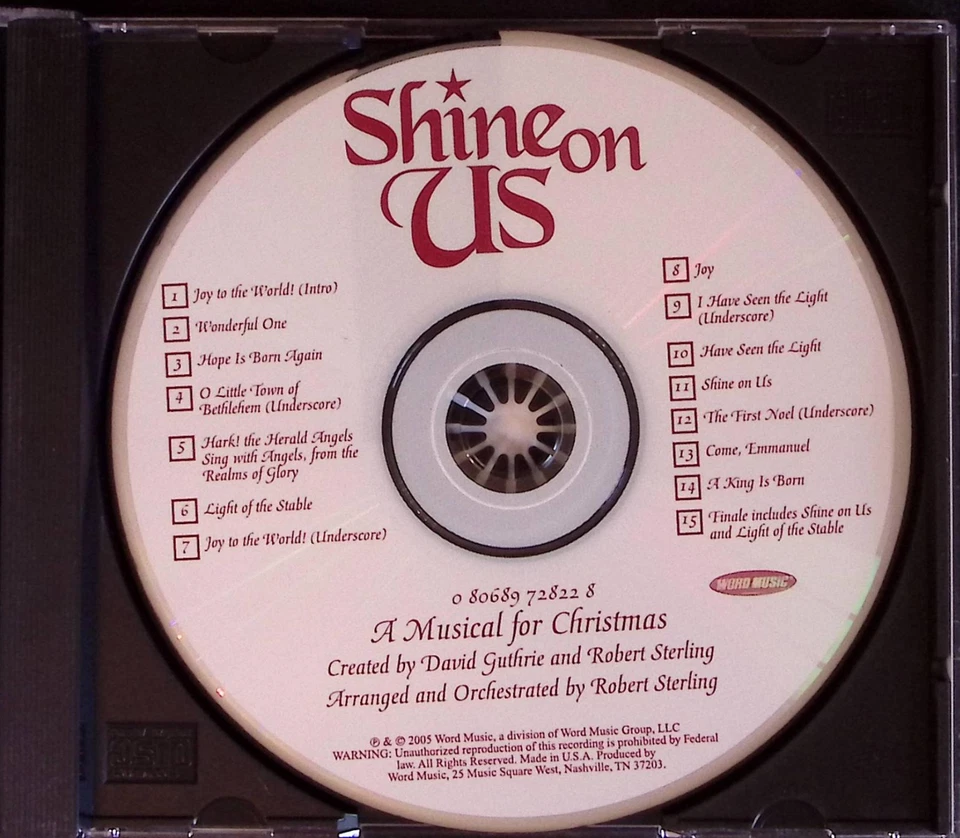 DAVID GUTHRIE & ROBERT STERLING SHINE ON US A MUSICAL FOR CHRISTMAS CD 8479 Foto 4 de 4