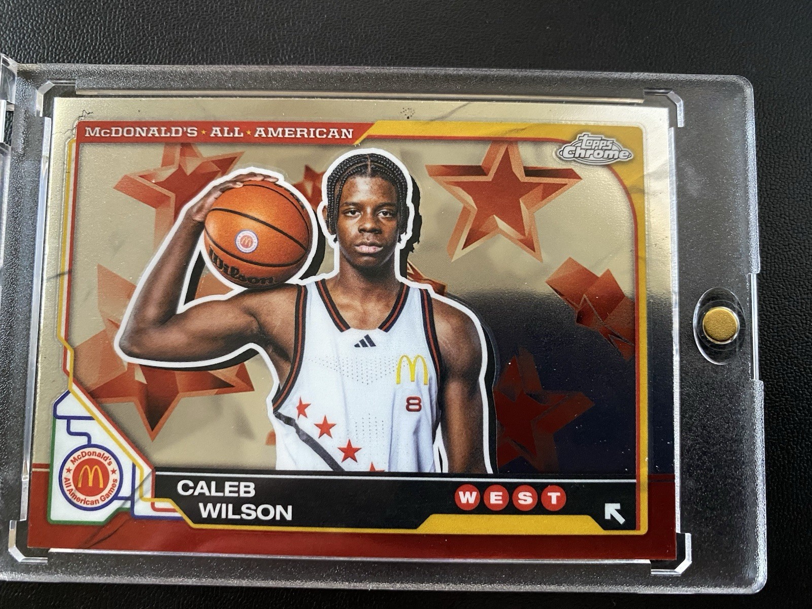 2025 Topps Chrome Mcdonald's All American - Caleb Wilson #48 (RC)