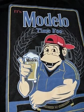 Shaka Wear Black T-Shirt 2XL New Street Wear Mexican Beer It's Modelo Time Foo