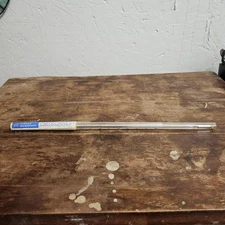 Vintage Fisher USA 12" White Clear Glass Scientific Thermometer 14-986B 