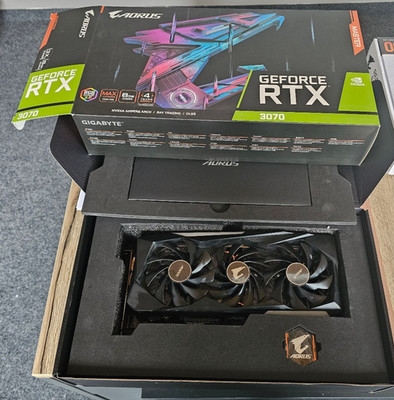 Grafikkarte GIGABYTE AORUS GeForce RTX 3070 8GB GDDR6 inkl. OVP und Rechnung 19%