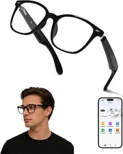 AI Smart Glasses Bluetooth Glasses with 144 Translation for Men  Woman Travel