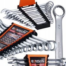 Serie Chiavi Combinate Fisse e Stella Professionali Cr-v Din.3113  Pz.12 Mm.6-22