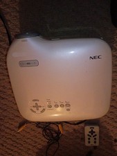 NEC VT47 Desktop Projector White VGA S-Video Composite Audio Remote Case