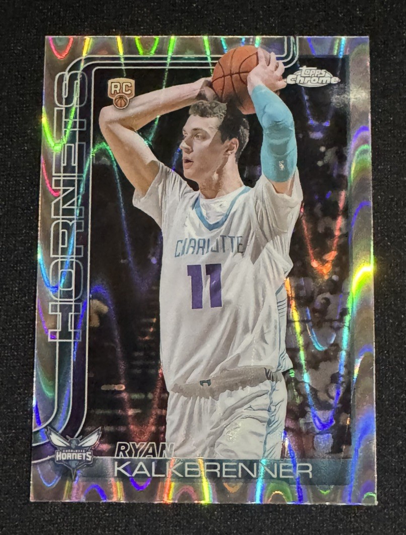 Ryan Kalkbrenner 2025-26 Topps Chrome RayWave Refractor Rookie #284 SP RC