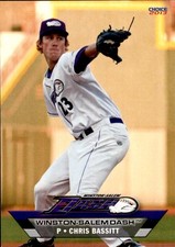 2013 Winston-Salem Dash Choice #2 Chris Bassitt Curtice Ohio OH Baseball Card