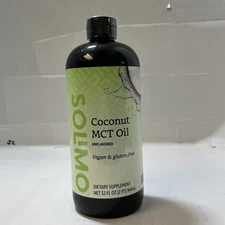 Amazon Brand - Solimo MCT Liquid Coconut Oil, 32 fl oz Exp2027