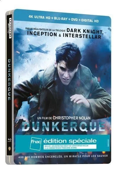 Blu-ray Dunkerque Edition Spéciale Steelbook 2d 4k - Photo 1/1