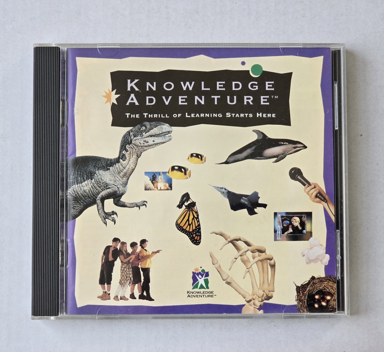 Knowledge Adventure - Space/Undersea Adventures/Speed. Pre-Owned 1994 CD ROM.