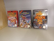 NINTENDO NES DOUBLE DRAGON 1 2 AND 3 GAME BUNDLE BOXED
