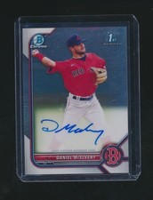 DANIEL MCELVENY 2022 BOWMAN CHROME 1ST RC AUTO #CPA-DMY