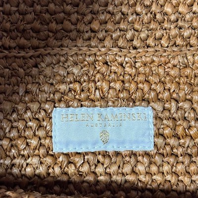 HELEN KAMINSKI ブラウン　ショルダーBAG Helen Kaminski Dauphine Crossbody with Raffia Bag – Hats.com